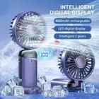 Mini Fan Portable Folding Desk Fan Hand-Held Cooler Cooling USB Rechargeable