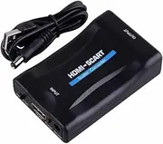 HDMI to Scart Converter Universal AV Scaler Converter Adapter 720p/1080p HD TV HDCP