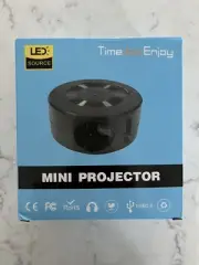 Rontundity Time to Enjoy Mini Projector LED 1080 Pixels NEW