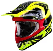 Scorpion VX-20 Air Quartz Cross Helmet, yellow, Size XS for Men