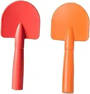 Vaguelly 2pcs Non Stick Plastic Rice Scoop Shovel Shape Kitchen Utensils Rice Spoon for Home Restaurant Multipurpose Kitchen Essential Serving