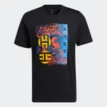 ADIDAS HARDEN AVATAR SCOOTER TEE 男裝 短袖 T恤 印花 棉 黑【運動世界】GP3429