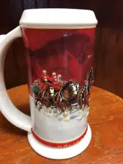 2004 Budweiser Holiday Stein in Box with Certificate of Authenticity