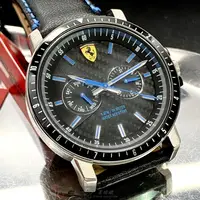 在飛比找樂天市場購物網優惠-點數9%★FERRARI手錶,編號FE00062,42mm銀