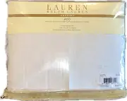 New In Pack Ralph Lauren Huntley 450 Thread Count Twin Bedskirt Pearl Grey Gray