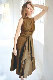 Maddalena Organic Cotton Dress--THOU-WSD4721