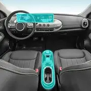 Kaecad Car Interior Film Dashboard Piano Board Shift Center Console Anti-Scratch Transparent TPU Protection Film,for SGMW WuLing BENKO 2023-2024 (GPS Navigation)