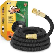 Flexi Hose Lightweight Expandable Garden Hose, No-Kink Flexibility, 3/4 Inch Sol