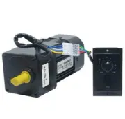 220V 60W Optical Axis Deceleration Geared AC Motor 0-450rpm w/Speed Controller