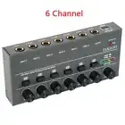 Channel Line Mixer - 4/6/8 Channel Line Mixer - Power Audios Mixer - Sound Mixer