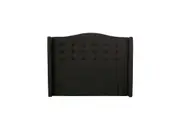Slumberland Ornate Wing Buttoned Headboard - Double / Nero