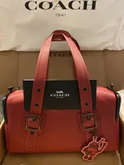 Coach 1941 X Disney Keith Haring/Crimson Red Mailbox Style Purse. ❤️