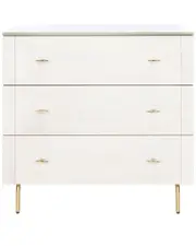 Safavieh Genevieve 3-Drawer Dresser NoSize Grey