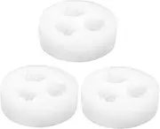 PRETYZOOM Halloween Baking Molds Set 3Pcs Decorative Pumpkin Molds Silicone for Porch Table Centerpieces