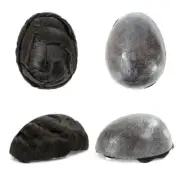 Mens Hair Replacement System Injection Poly Skin Toupee Black Hair Pieces #1B