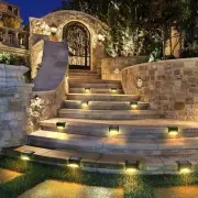 BEEPRINCESS 16-Pack Warm White Solar Deck Lights for Outdoor Steps & Fences
