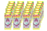 Little Trees Hanging Car and Home Air Freshener, Lavender Scent - Pack of 24