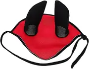 KOMBIUDA Horse Head Mask Fly Protective Gear Horse Ear Mask Breathable Mesh Equestrian Accessory