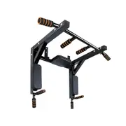 FitnessLAB Pull Up Chin Up Multi-Grip Bar Station Doorway Wall Push Up Dip Bar