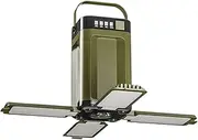 Camp Lights, Camping Led Lights, Solar Foldable Base 6 Modes Dimmable Lamp with 90 Degree Expandable 4 Led for Backyard Patio Tent Power Outage Outdoor Adventures