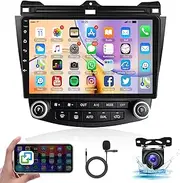 Radio for Honda Accord 2003 2004 2005 2006 2007, Rimoody Android 13 Car Stereo 10.1 Inch Touch Screen Support GPS Navigation Bluetooth WiFi Mirror Link FM HiFi SWC AHD Backup Camera