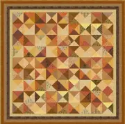 AUTUMN GARDENS - 67" x 67" - Quilt-Addicts Pre-cut Patchwork Quilt Kit