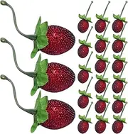 Abaodam 20pcs Artificial Raspberry Model Prop Realistic Fake Fruit for Home Decoration Party Supplies and Photo Props Unique Decorative Touch for Enthusiasts