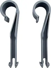 AirClub Storage Basket Hook – Replacement Attachment Organizer, Gray, 2 Pack