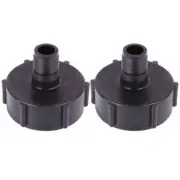 2 Pcs Ton Barrel Joint Valve Ibc Tank Tap Tote Connector Hose Quick Connecter