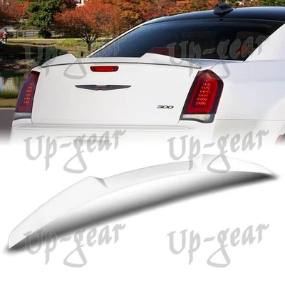 For 2011-2023 Chrysler 300 / 300S W-Power Pearl White V-Style Rear Trunk Spoiler (for: Chrysler)