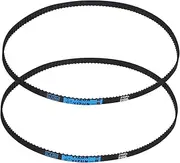 uxcell 2pcs 310XL Rubber Timing Belt 155 Teeth 10mm Width 5.08mm Pitch Synchronous Closed Loop Geared Drive Belt Black for Industrial