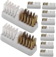 Baluue Multi-function Nail Brush Set 10pcs Nail Dust Brush for Nail Art Cleaning Brush