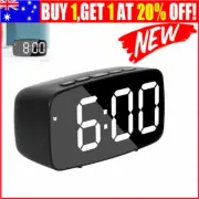 LED Digital Bedside Clock Desk Table Snooze Alarm Time Display Desktop Clocks