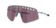 Oakley OO6025-0438 Sutro Ti Sweep Sunglasses Stonewash Prizm Road Black Lenses