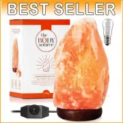 Elegant Himalayan Salt Lamp 10-12 Inches | Includes Dimmer and Night Light Bulb