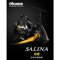 在飛比找蝦皮購物優惠-免運 OKUMA SALINA 剎那 海水紡車捲線器 三代 