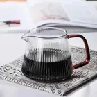 Pot Glass Coffee Kettle V-shaped Spout Teapot Coffeeware about 350ml/500ml