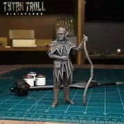 Elf Waldläufer Miniature Elven Ranger Figure for Ttrpg Like D & 5e Pathfinder