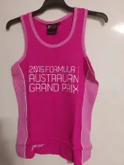 2016 Australian F1 Grand Prix Ladies Womens Singlet Shirt Size 14 - Formula One