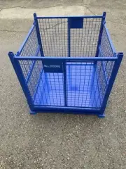 New Stillage Cage Pallet Cages 2000kg Folding Stackable suitable Pallet Racking
