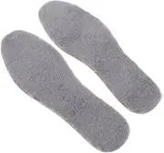 minkissy 1Pair Warm Fluffy Boot Insoles for Men Comfortable Skin Friendly Fuzzy Inserts for Winter Footwear Versatile Fit for Various Shoe Breathable and Easy to Use