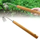 Stainless Steel Hand Weeder Rake Weeding Weed Garden Remover Puller Manual Tool