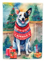 Australian Cattle Dog Holiday Sweater Dog Flag