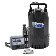 Basement Watchdog 1/2 HP Cast Iron Submersible Sump Pump with Top Discharge
