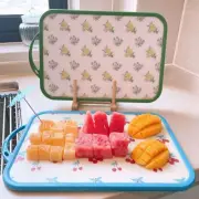 Double-sided Cutting Board Korean Style Chopping Board Storage Tray