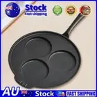 Cast Iron Skillet Nonstick 3-Cup Omelette Pan for Gas Stove & Induction Cookware