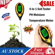 4 in 1 Soil PH Tester Moisture Sunlight Light Test Meter for Garden Plant Lawns&