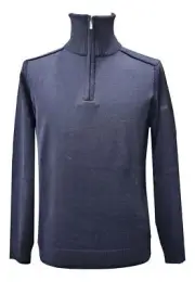 NWT BUGATTI MEN'S TROYER SWEATER 7550 45514390 BLUE