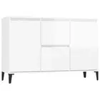 Sideboard High Gloss White 104X35x70 Cm Engineered Wood wood Sideboards & Buffet