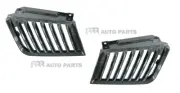 FOR MITSUBISHI TRITON ML/ UTE 7/06-8/09 GRILLE BLACK-CHROME TWO PIECE TYPE